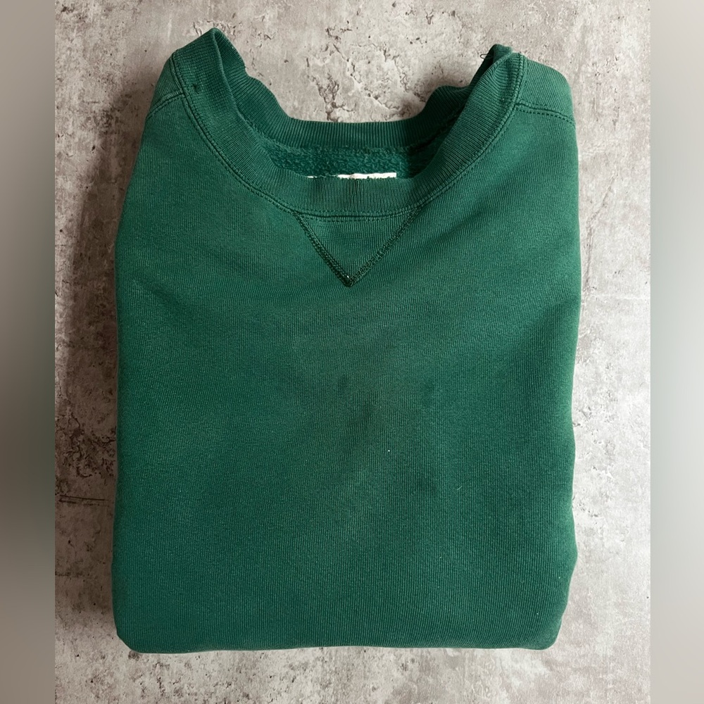 Vintage L.L. Bean x Russell Athletic crewneck - thrashed, distressed